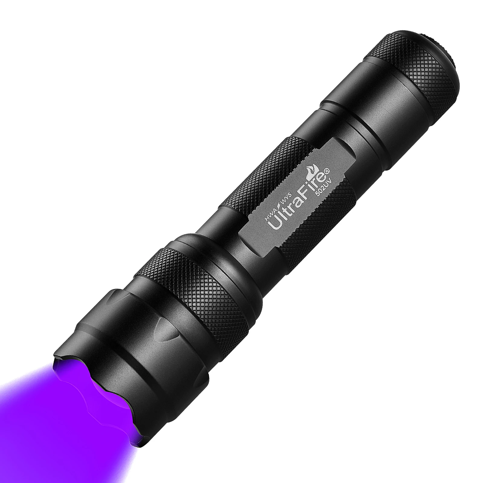 UltraFire 502UV 395-405nm UV Flashlight LG Focusing Waterproof LED Outdoor Hunting Scorpions Minerals 18650 Flashlight UV Lamp