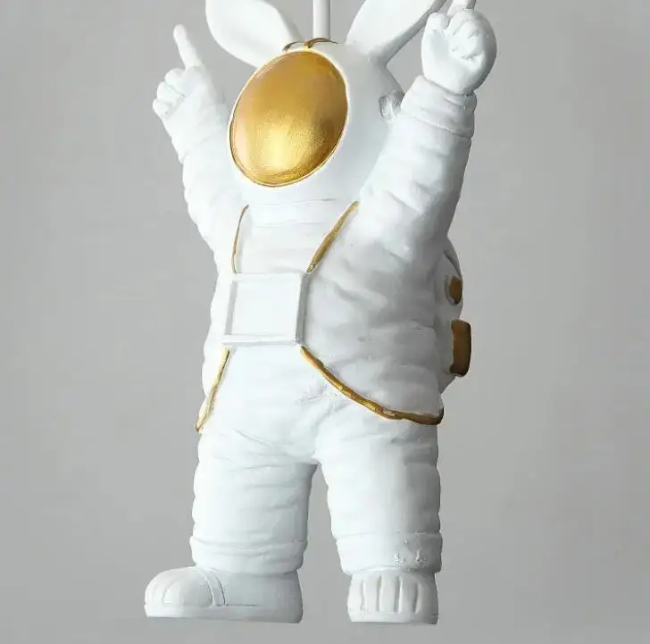 

Creative Cartoon Kid Bedroom Ceiling Light with Astronaut Acrylic Lampshade Colorful Bubble Ceiling Lamp E27 Bulb Pink Green