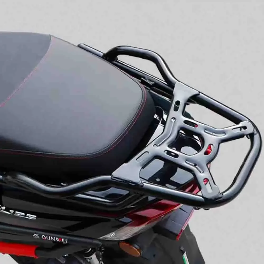 【Premium quality】For HAOJUE AFR125 AFR 125  Motorcycle tail box frame modification: carbon steel rear cargo rack tail frame
