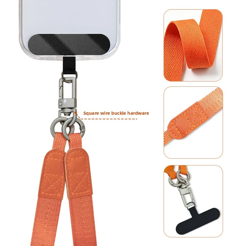 Anti‑Theft Anti‑Snatch Wrist Strap, Multi‑Function Clip, Short & Medium‑Long Woven Hand Strap Cellphone