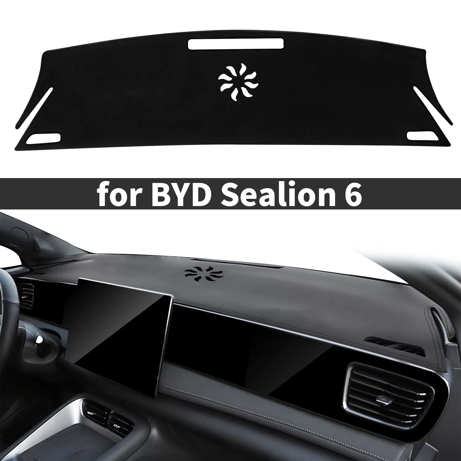 

for BYD Sealion 6 Sealion6 EV 2025-2026 Vehicle Specific Fit Car Dashboard Cover Mat Custom Anti-Glare UV Protective Dashmat