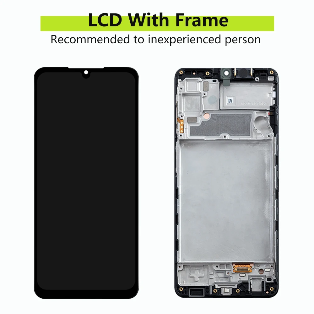 Display Screen for Samsung Galaxy A22 4G SM-A225F LCD Display Digital Touch Screen with Frame for Samsung A22 4G SM-A225F/DS LCD