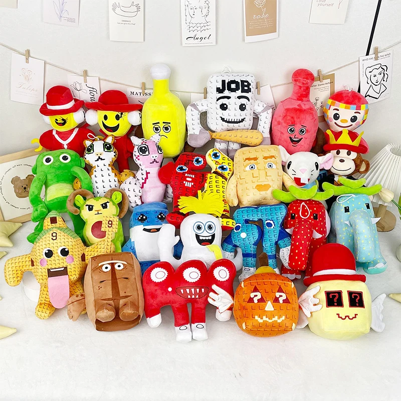 New Steal a Brainrot  Plush Doll Toy Cartoon Cute Soft  Room Decoration Plush Doll Toy For Kid Gift