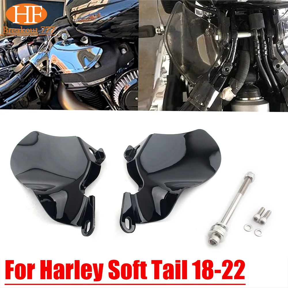 

For 2018-2023 Harley Softail Models 1 Pair Motorcycle Accessories Saddle Shields Air Heat Deflector