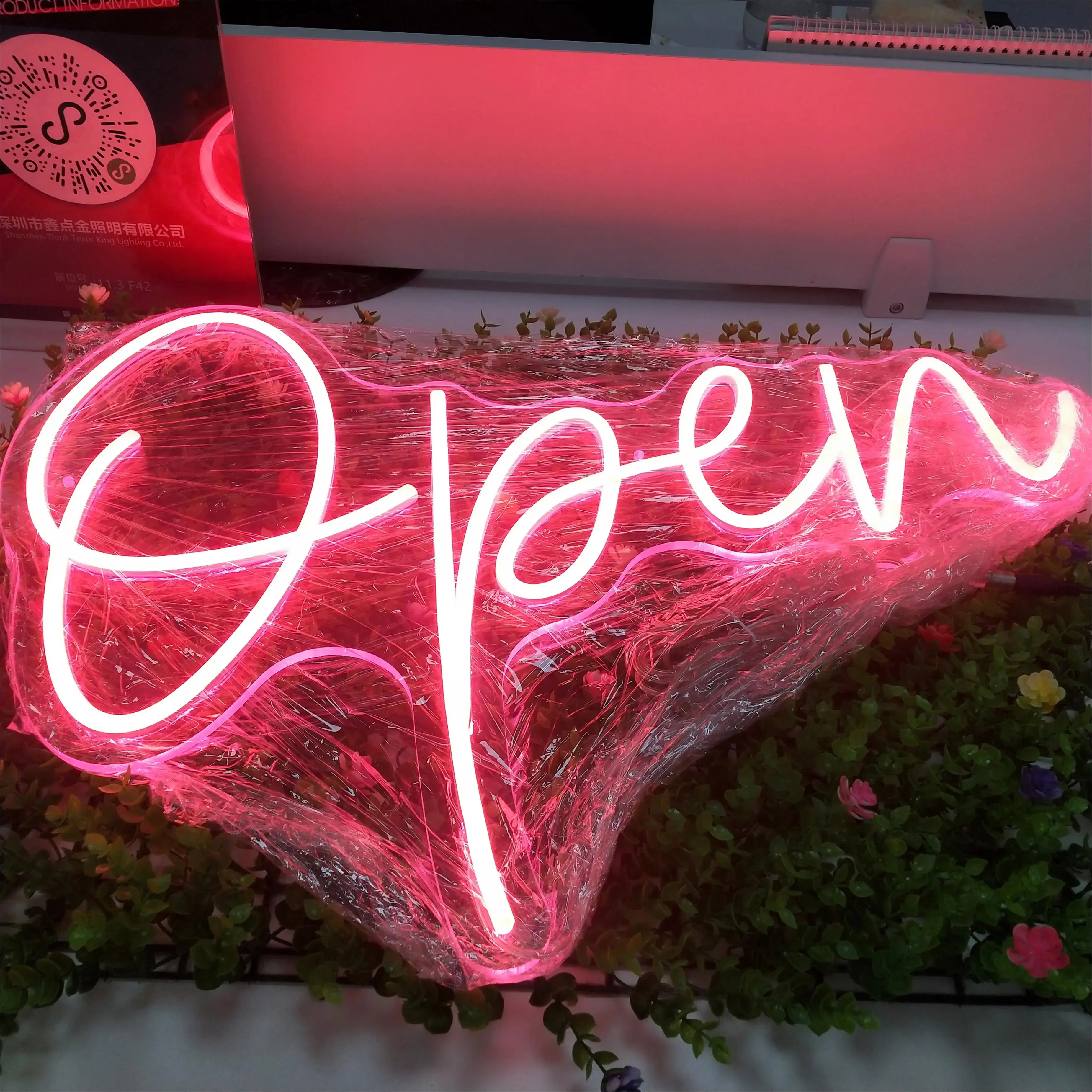 12v Separation Silicone Led Flex Neon Strip for Customize OPPEN Neon Sign