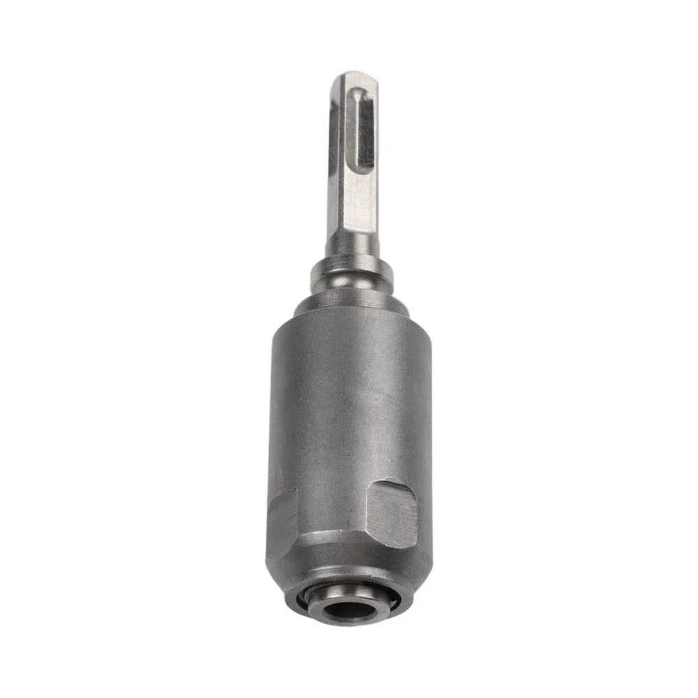 40CR Steel Adapter for SDS Plus Drills Enabling Use of Round Shank Drill Bits with Square Shank Hammer Drill Systems