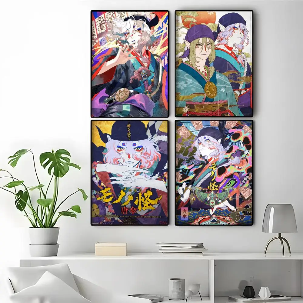 Japanese Anime Ukiyo-e Style M-Mononoke Affordable Wall Art Living Room Wall Decor Family Room Decoration Poster