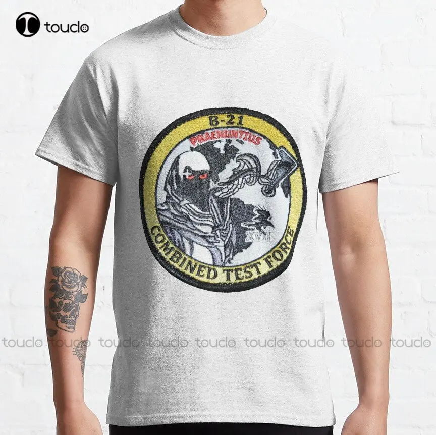 B-21 Raider Ctf Patch Classic T-Shirt Black Shirts For Men Custom Aldult Teen Unisex Digital Printing Tee Shirts Custom Gift