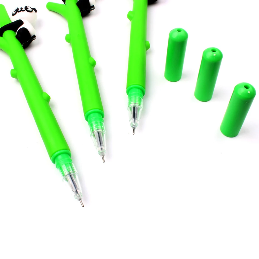 

16 шт., гелевые ручки с героями мультфильмов, милые студенческие ручки для письма, школьные принадлежности, офисные и домашние черные сменные школьные принадлежности