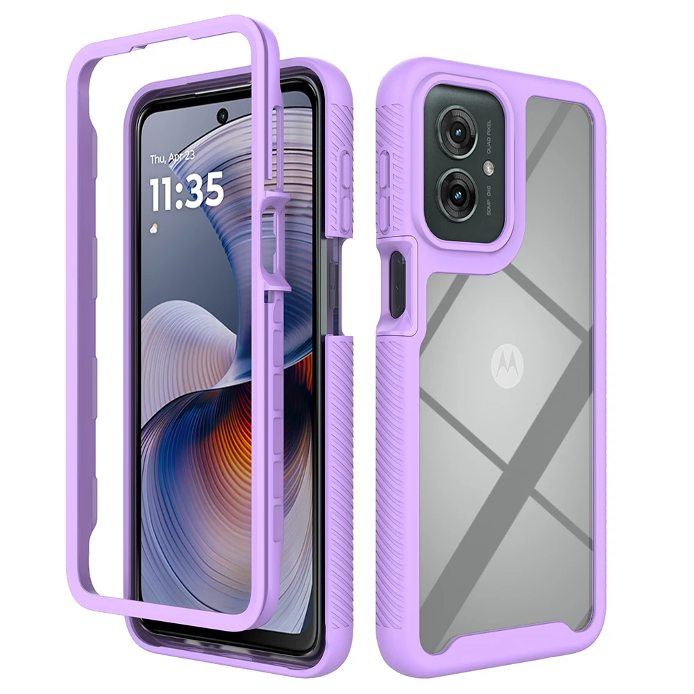 Funda Armor Defend para Motorola Moto G55 G35 G32 G42 G52 G82 Funda de teléfono a prueba de golpes Marco frontal de PC duro + Funda de TPU Capa