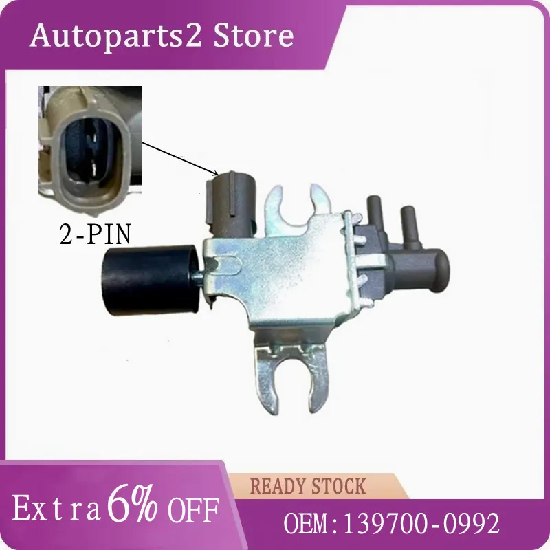 OE 139700-0992 25819-30100 Engine Pressure Converter Solenoid Valve Fit for Toyota Hilux VII 2005-2016 NO# 1397000992 2581930100