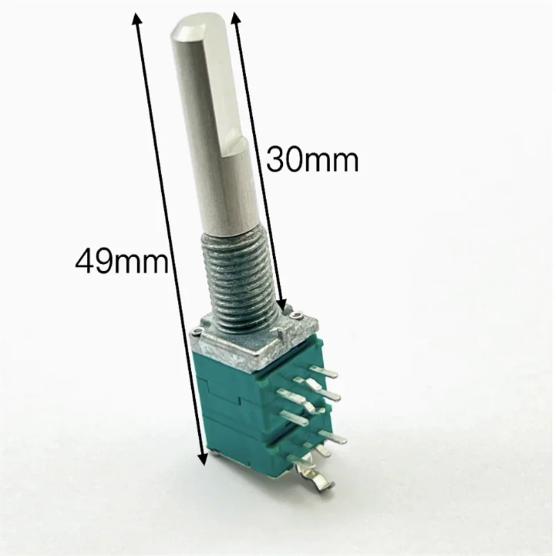 

2 PCS Japanese ALPS Pioneer DJM EQ Gain Knob Potentiometer Triple 103KX2 103B Shaft Length 30mm