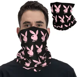 P-Playboy Rabbit Animal Bandana Neck Cover Printed Balaclavas Mask Scarf Multifunctional Cycling Running Unisex Adult Winter