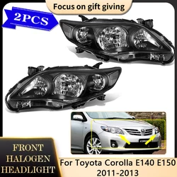 For Toyota Corolla E140 E150 2011 2012 2013 US Front Halogen Headlight Assembly Original Running Tuning Lamp Light Accessories