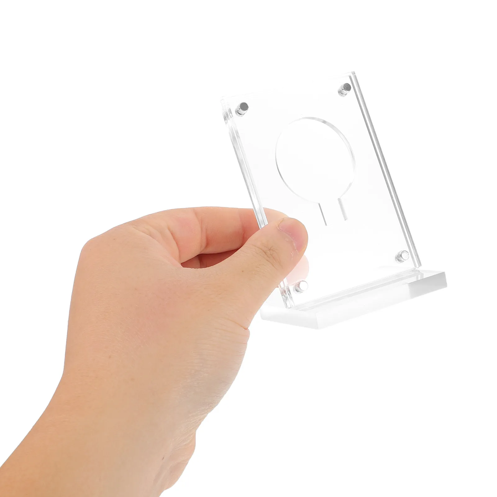 Guitar Pick Display Case Holder Clear Acrylic Uv Resistant Dustproof Organizer For Guitarist Mini Storage Box Music