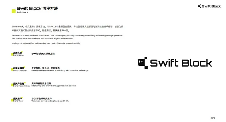 Gan Swift Block 3x3 Würfel Magnetischer Speedcube Stickerless Swift 355S 3x3 Professioneller Zauberwürfel Gan Magnetisches Spielzeug – Detail 1