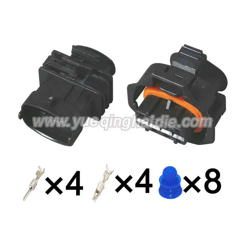 4 Pin 3.5mm Auto Injector Waterproof Electronic Connector Wire Harness Oxygen Sensor Female Plug 1928404627/1928403453