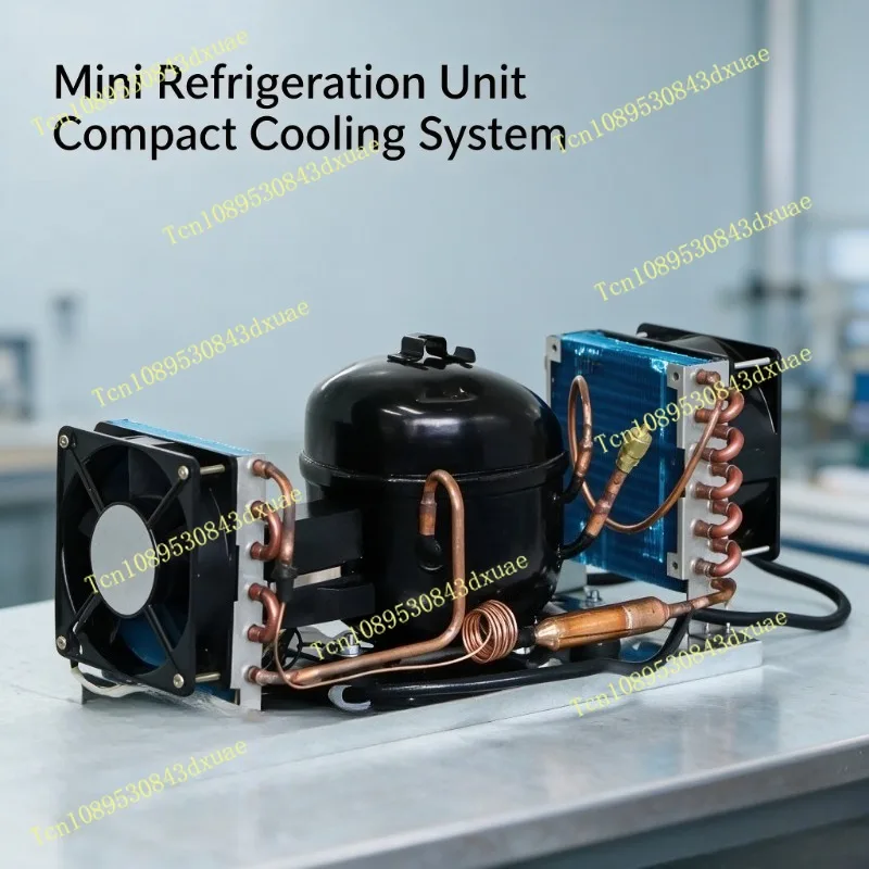 QD52A Small Air‑Cooled Refrigeration Unit 220V R134a Integrated Cooler with Optional Temperature Controller