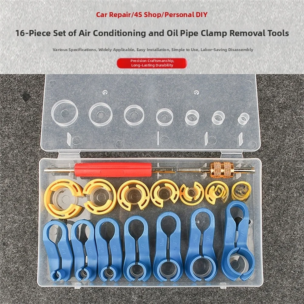 1set Auto AC Agente di Raffreddamento Linea Carburante Connettore Rapido Strumento di Disconnessione Compressore A/c Tubo Tubo Del Carburante Connettore Rapido Strumento di Rimozione