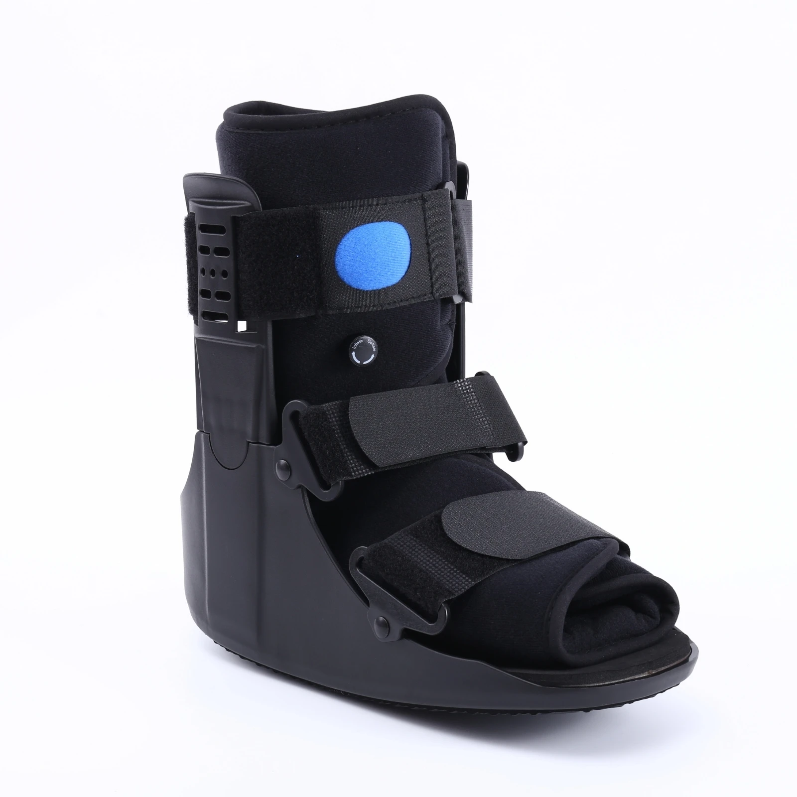 Short Air Walking Fracture Boot, Medical Inflatable Orthotic Boot for Broken Foot Fractures Sprains and Ankle Injuries