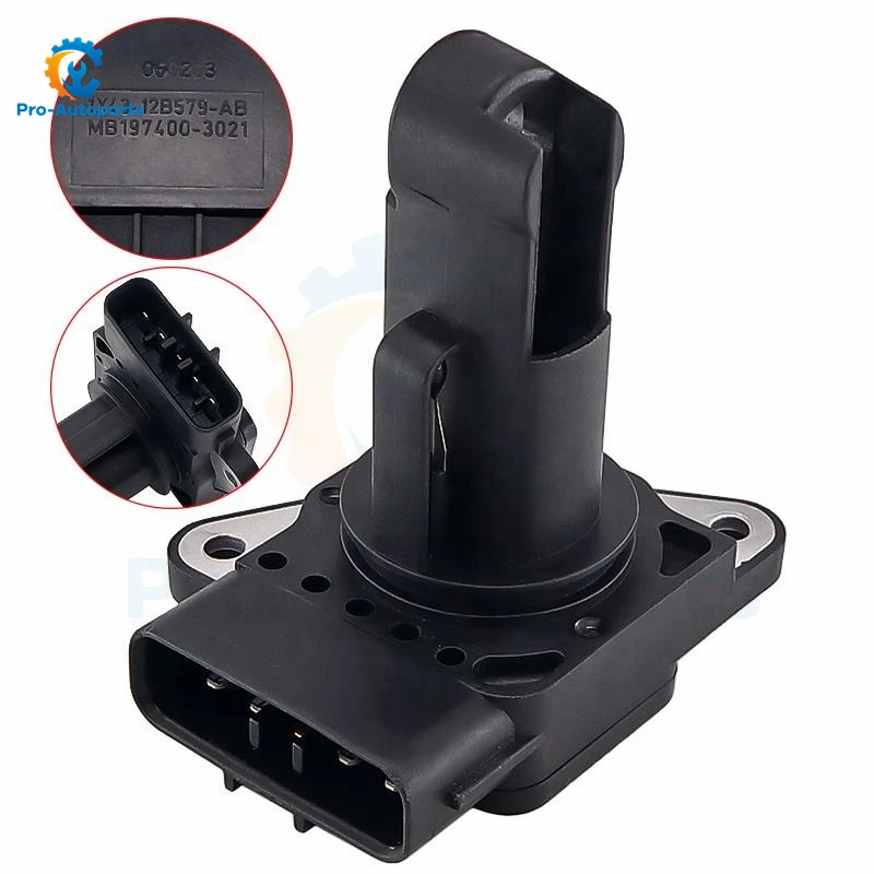 1X43-12B579-AB MAF Medidor de Fluxo de Ar Massa Sensor Para JAGUAR XF XK 8 XJ S-TYPE X-TYPE 2.0 2.5 3.0 3.5 4.0 4.2 V6 V8 MB 197400 -3021