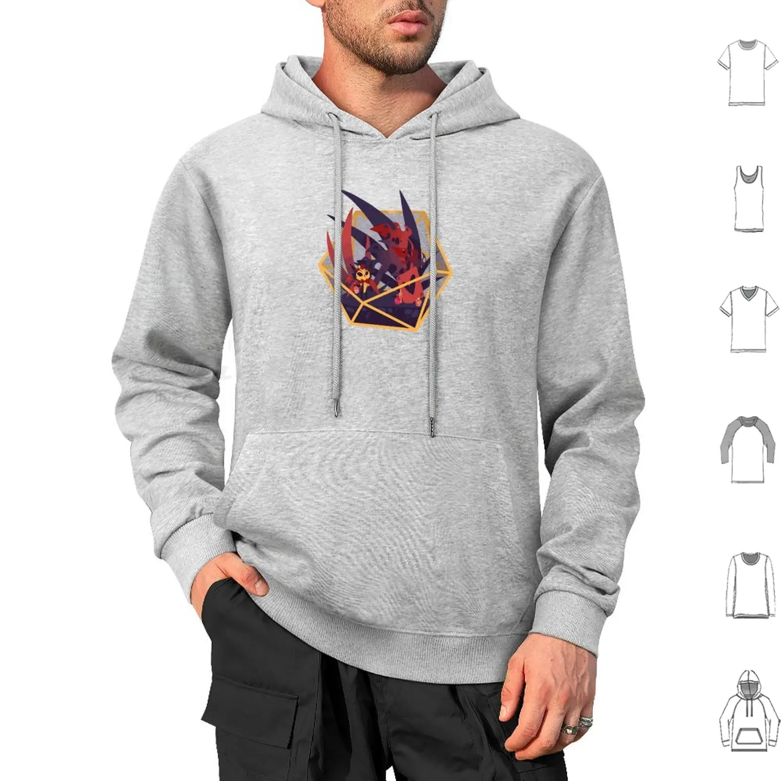 Husk Terrarium Hoodie cotton Long Sleeve Hazbin Hote Husk Huskerdust Hazbin Husk