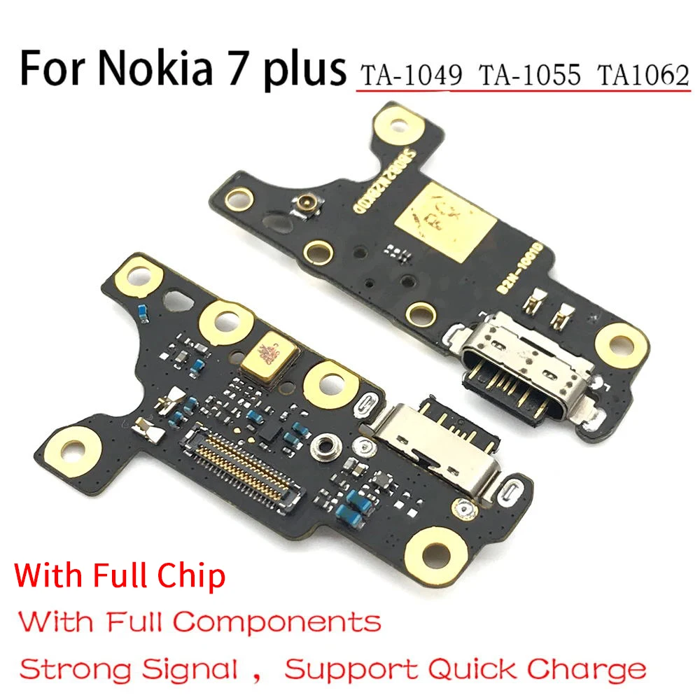 USB Charge Charging Port Dock Connector Mic Board Flex Cable For Nokia 6 7 plus 5.1 6.1 7.1 8.1 Plus X5 X6 X7 USB Board