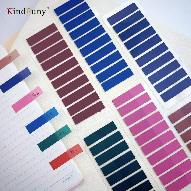 200Pc Index Tabs Self Adhesive Page Markers Transparent Stationery Waterproof Sticky Notes Classify Files Flags Planner Stickers