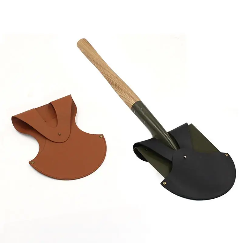 Universal Leather Protector For Shovel Universal Sapper Shovel Cover Outdoor Foldable Camping Spade Holster Shovel Cover