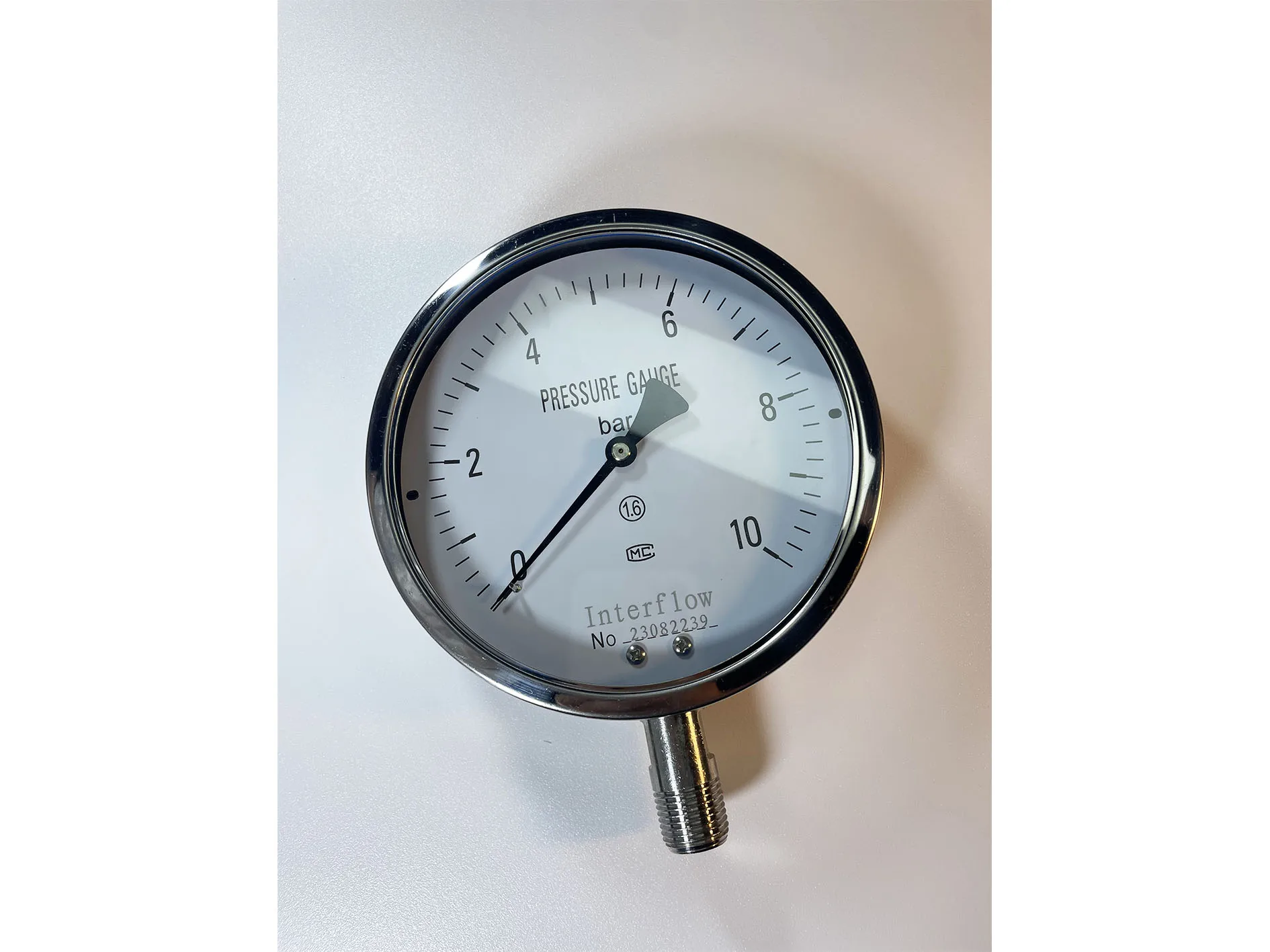 High temperature resistant 0-1.6 MPa stainless steel pressure gauge for ammonia