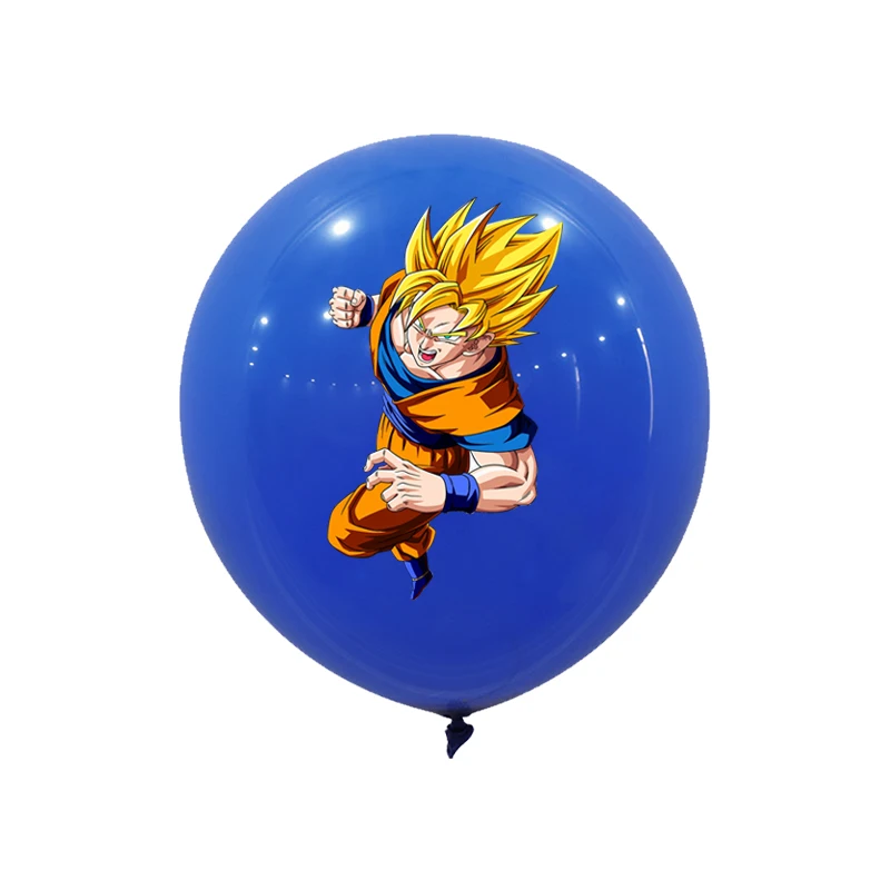 12/24 Stück Dragon Ball Goku Luftballons Geburtstagsparty Dekoration Latexballon Affenkönig Goku Partyzubehör Luftballons – Detail 4