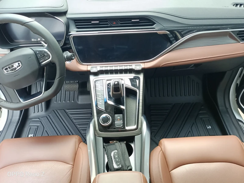 Use for Geely Azkarra Car carpet Atlas car floor mat Atlas Azkarra trunk mat Full Set to Fit Atlas Azkarra waterproof floor mat