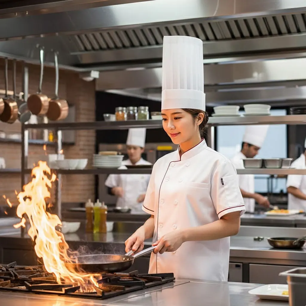 

Униформа шеф-повара для персонала ресторанной кухни, прочная рабочая одежда для осени и зимы, одежда для приготовления пищи в гостиничной столовой