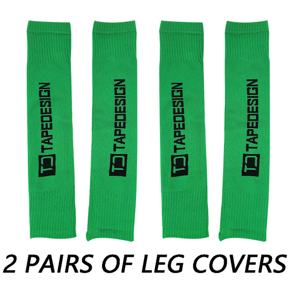 2 pairs of Leg Compression Sleeves Full Leg Sleeve Long Knee Brace Knee Support Protect Basketball Football Volleyball Cycling