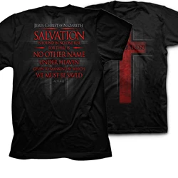 Jesus Christ of Nazareth, Salvation Cross Men's T-Shirt. Summer Cotton Short Sleeve O-Neck Unisex T Shirt New S-3XL