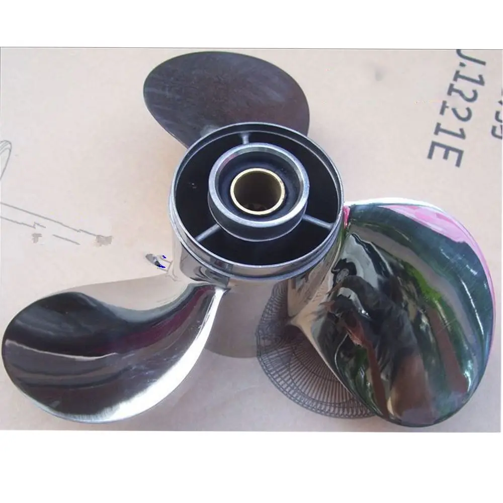 

Stainless Steel Propeller 12 Inch For Honda Hidea Yamaha Sail Powertec Yamabisi 25-30Hp Boat Engine 9 7/8*12-F