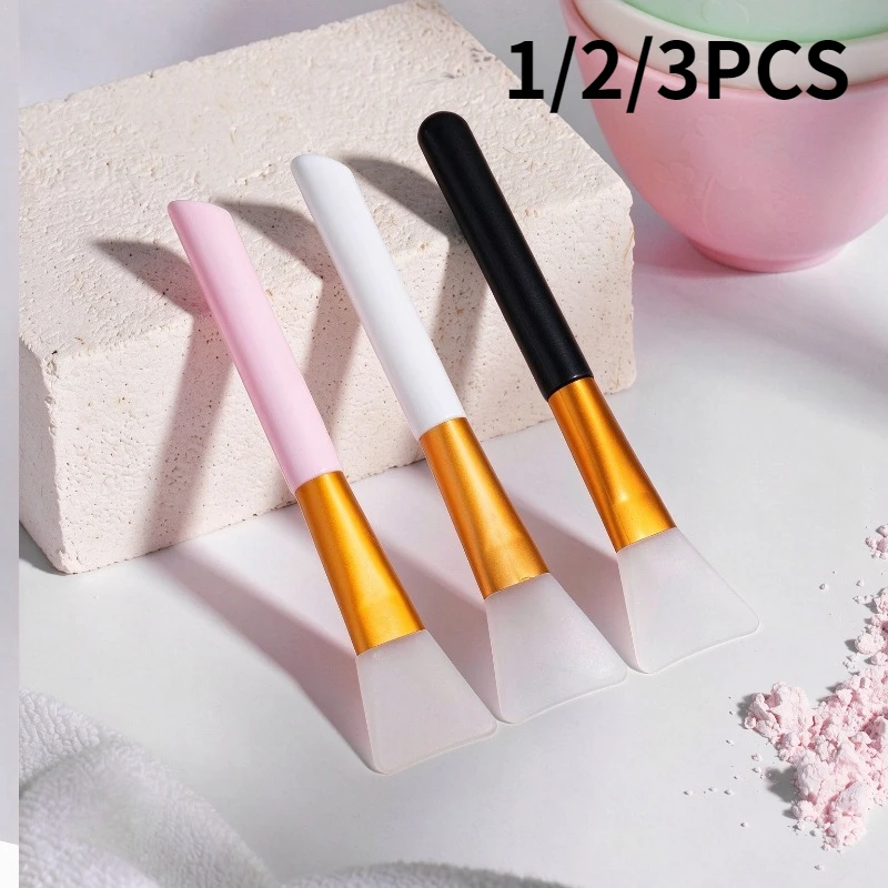 1/2/3PCS Silicone Facial Mask Brush Face Skin Care Make up Tool Multi-purpose Use Comfortable  Soft Head Silicone Beauty Brushes