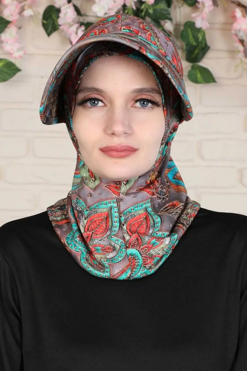 Padrão de carnaval de boné penteado