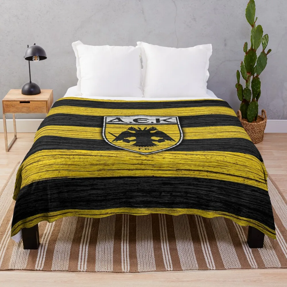 

AEK Athens Throw Blanket for babies decorative Bed Fashionable warm winter Blankets