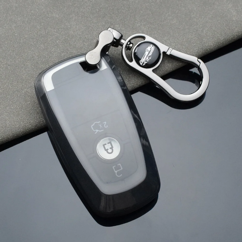 TPU Car Remote Key Case for Ford Raptor F150 Remote Control Protector for Ford F-150 RAPTOR Car Key Cover Auto Accessories
