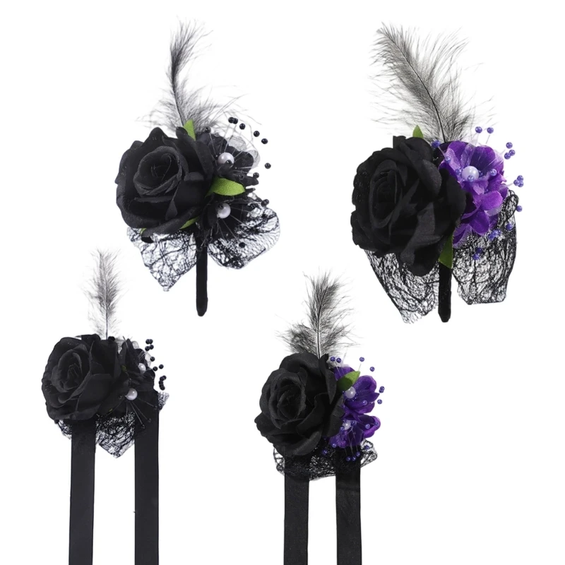 

Scary Halloween Boutonniere Floral Accessories With Clip For Themed Celebration And Gatherings 15UB