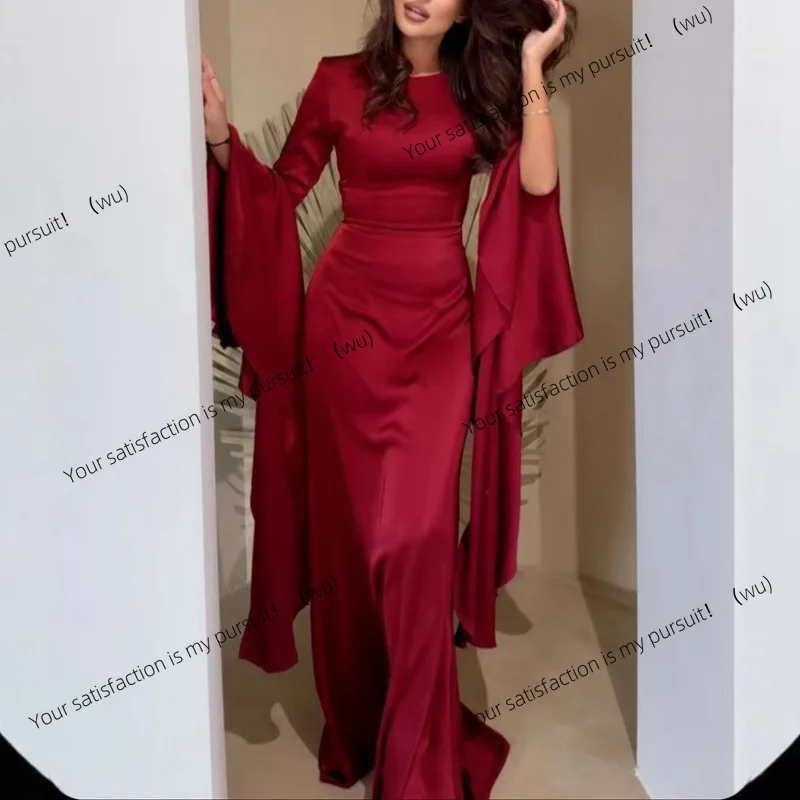 

ZOCI-осенняя новая женская одежда, халат с тонкой талией, темпераментное платье для женщин