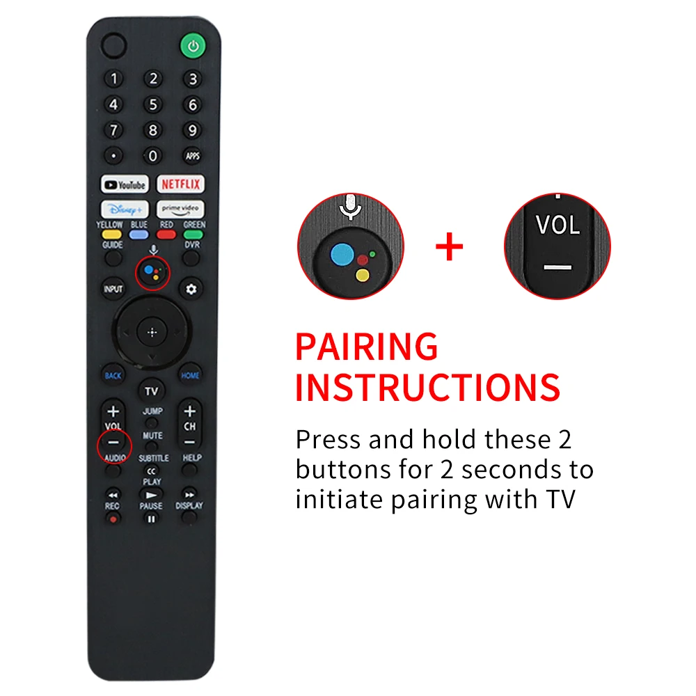 RMF-TX520U Remote Control For Sony Smart TV No Voice Function KD55X85J XR65A80J KD65X85J XS-75X90CJ KD75X85J KD85X91CJ