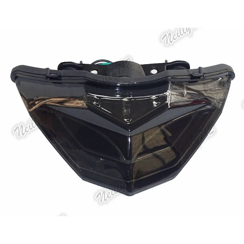 waase Rear Taillight Tail Brake Turn Signals Integrated Led Light Blue Eyes For 2013 2014 2015-2017 Kawasaki Ninja 250 300 EX300