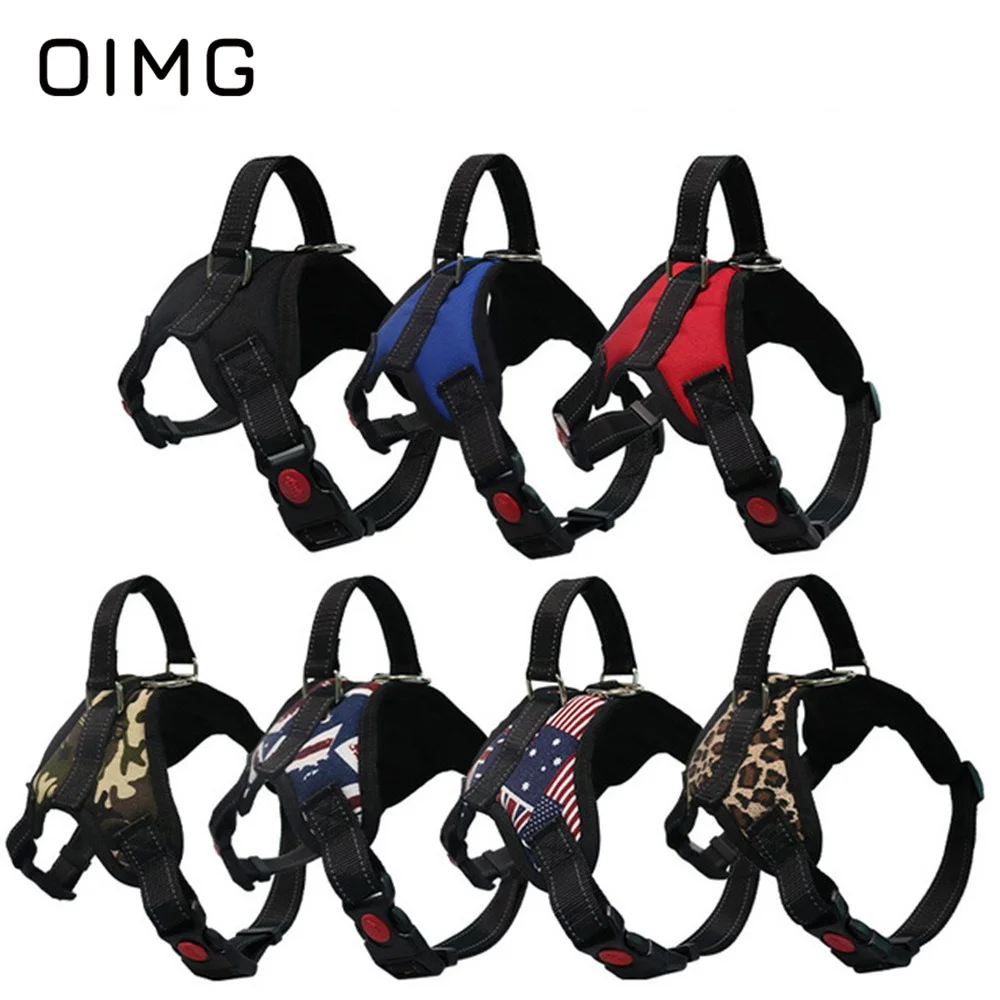 

OIMG Medium Large Dogs Saddle-type Chest Strap Pet Explosion-proof Flush Golden Retriever Dog Supplies are Comfortable Durable