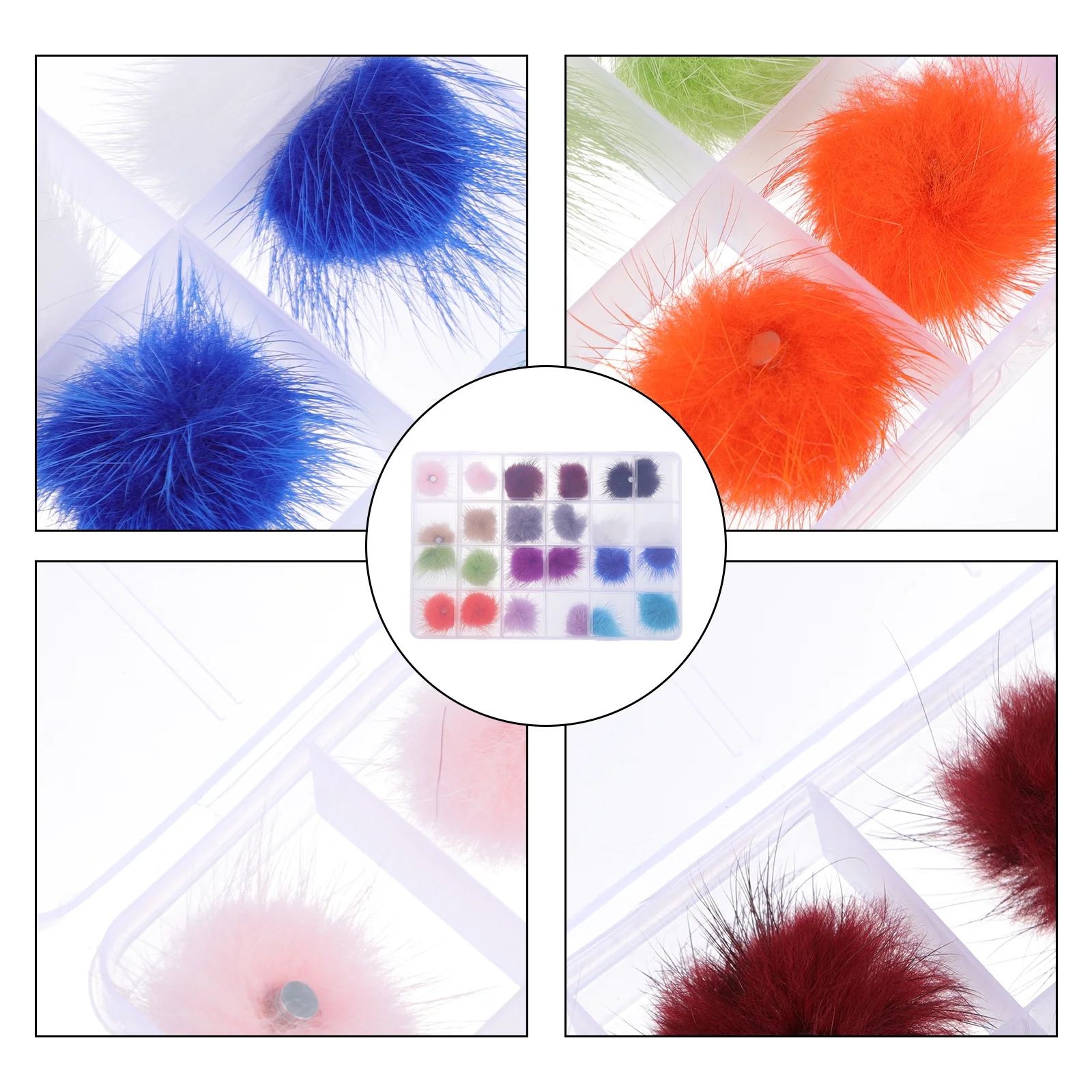 

24Pcs Magnetic Nail Art Ball Decor Creative Detachable Manicure DIY Salon Nail Ornament Accessories for Women Manicure DIY Decor