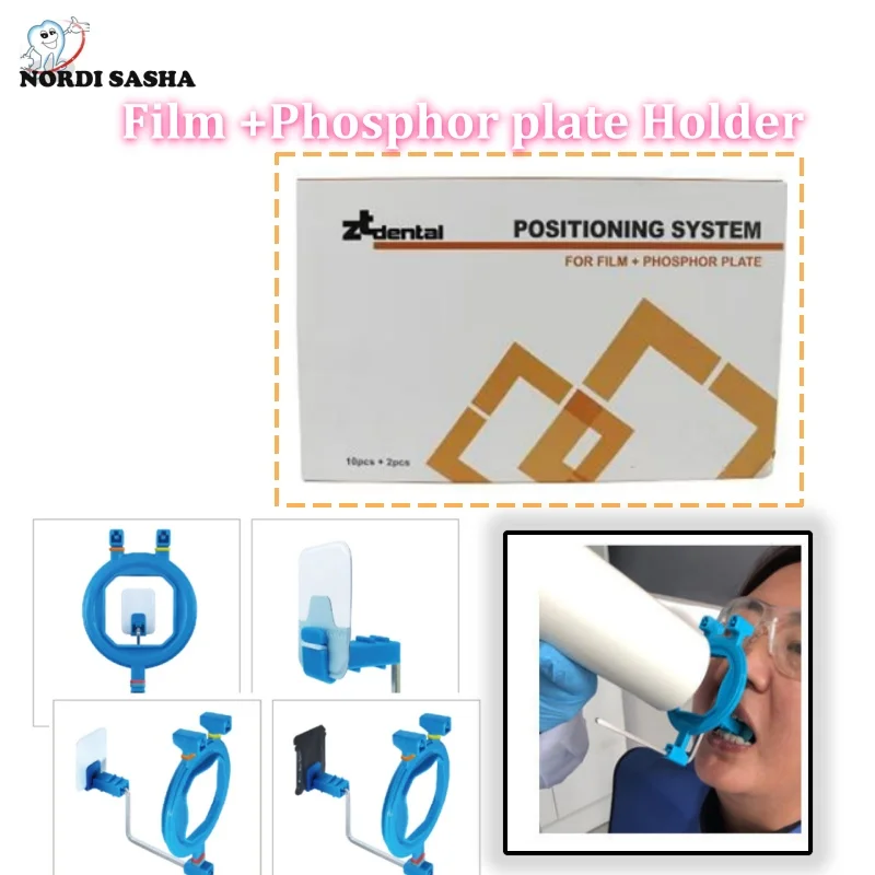 

12pcs/Set Dental X-Ray Phosphor Plates Holder Digital X Ray Film Positioning System Dentistry X Ray Bite Holder