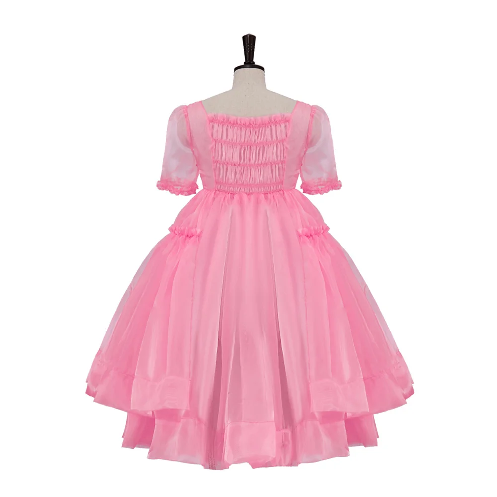 Killing Eve Jodie Comer Villanelle косплей костюм женское розовое пышное платье наряд для вечеринки на Хэллоуин