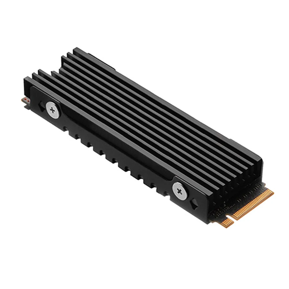 M.2 SSD HeatSink for PC / PS5 PCIE 2280 SSD M.2 NVME NGFF 2280 Aluminum Solid State Hard Disk Radiator With Thermal Pad