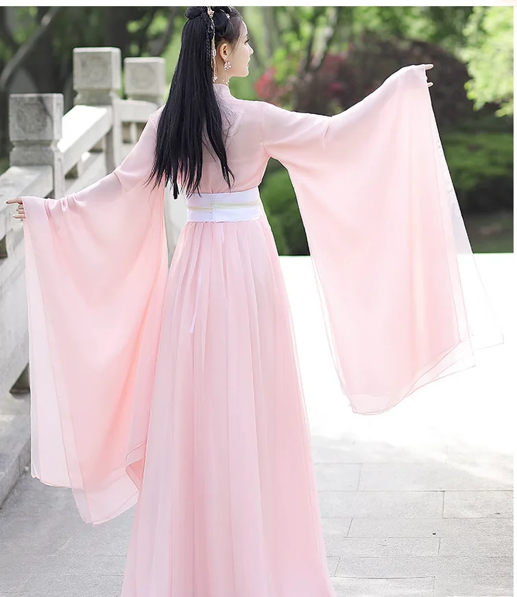 Chinese women's Xia Hanfu Xianqi Ancient Style Large Sleeve Performance Dress